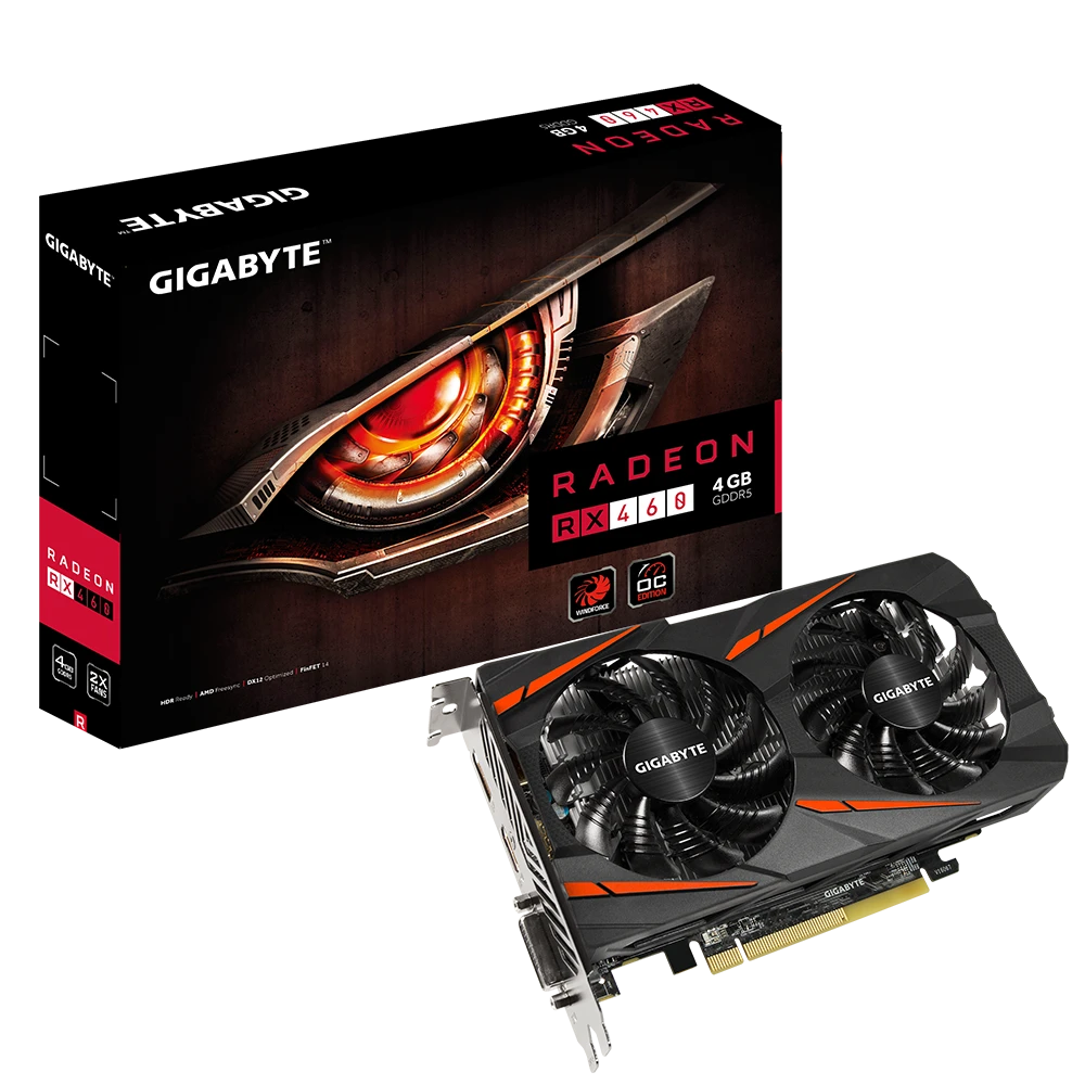 Gigabyte Radeon RX 460  WINDFORCE OC 4G